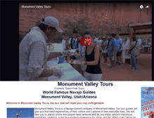Tablet Screenshot of monumentvalleytours.net